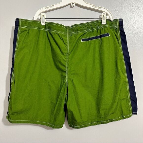 Merona Men’s Green and blue Swimsuit size XXL - Picture 2 of 5